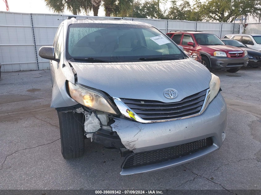 2011 Toyota Sienna Le V6 VIN: 5TDKK3DC4BS081836 Lot: 39809342