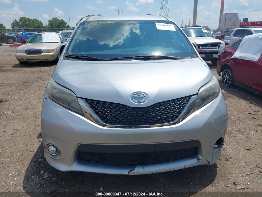 2016 Toyota Sienna Se 8 Passenger VIN: 5TDXK3DC5GS707763 Lot: 39809347