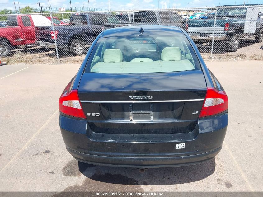 2007 Volvo S80 3.2 VIN: YV1AS982371027829 Lot: 39809351