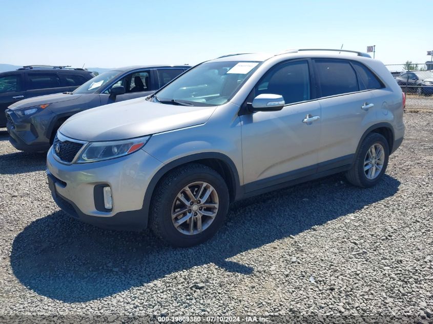 5XYKT4A60FG624166 2015 KIA SORENTO - Image 2