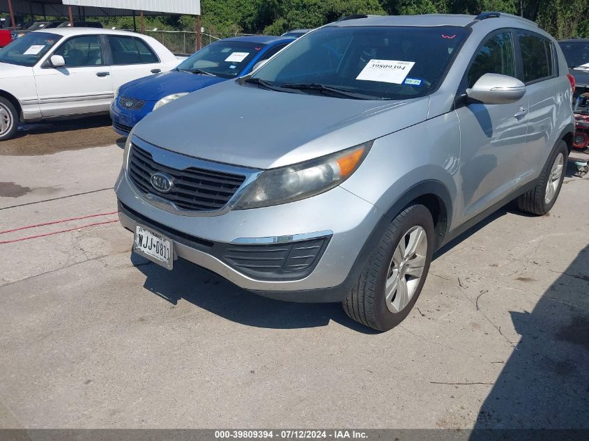 2012 Kia Sportage Lx VIN: KNDPB3A28C7289148 Lot: 39809394