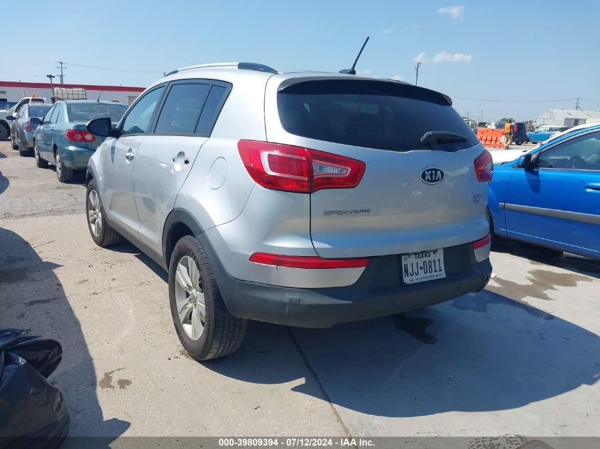 2012 Kia Sportage Lx VIN: KNDPB3A28C7289148 Lot: 39809394