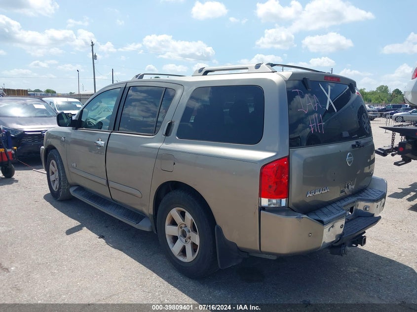 2006 Nissan Armada Se VIN: 5N1AA08A36N723363 Lot: 39809401