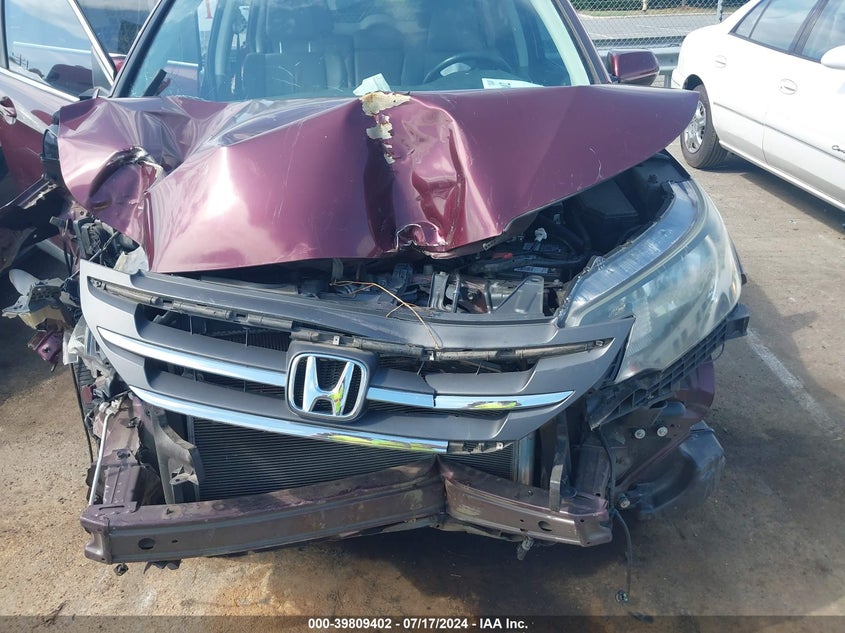 2014 Honda Cr-V Ex-L VIN: 5J6RM3H76EL030473 Lot: 39809402