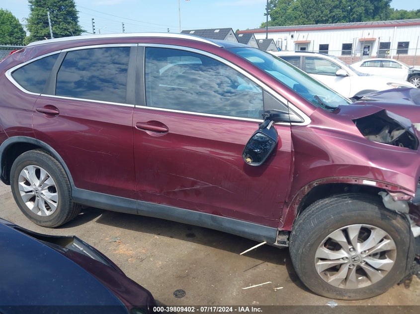 2014 Honda Cr-V Ex-L VIN: 5J6RM3H76EL030473 Lot: 39809402