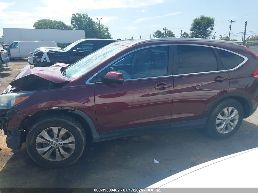 2014 Honda Cr-V Ex-L VIN: 5J6RM3H76EL030473 Lot: 39809402