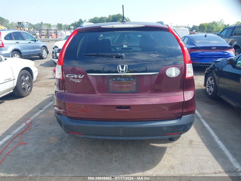 2014 Honda Cr-V Ex-L VIN: 5J6RM3H76EL030473 Lot: 39809402