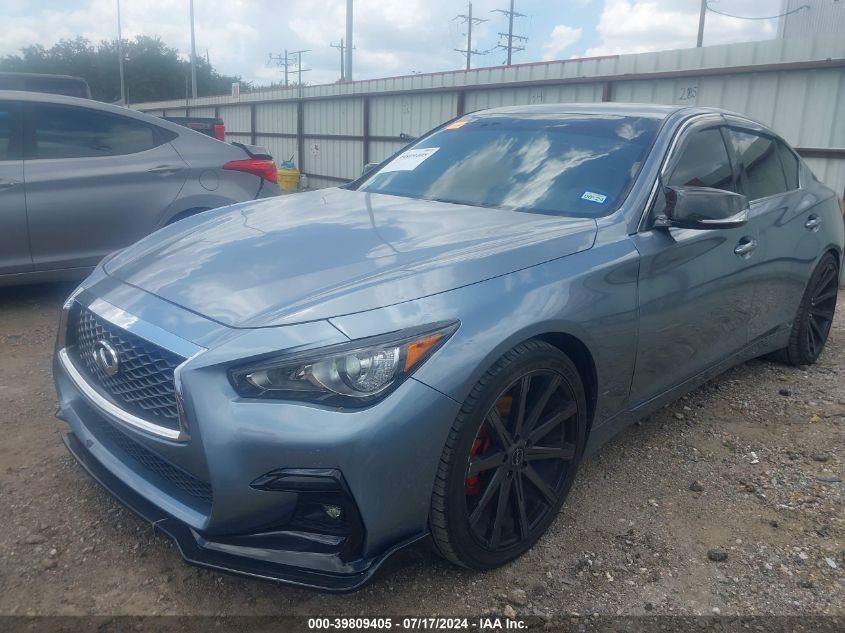 2018 Infiniti Q50 3.0T Luxe VIN: JN1EV7AP2JM357706 Lot: 39809405