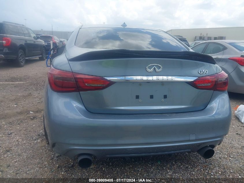 2018 Infiniti Q50 3.0T Luxe VIN: JN1EV7AP2JM357706 Lot: 39809405