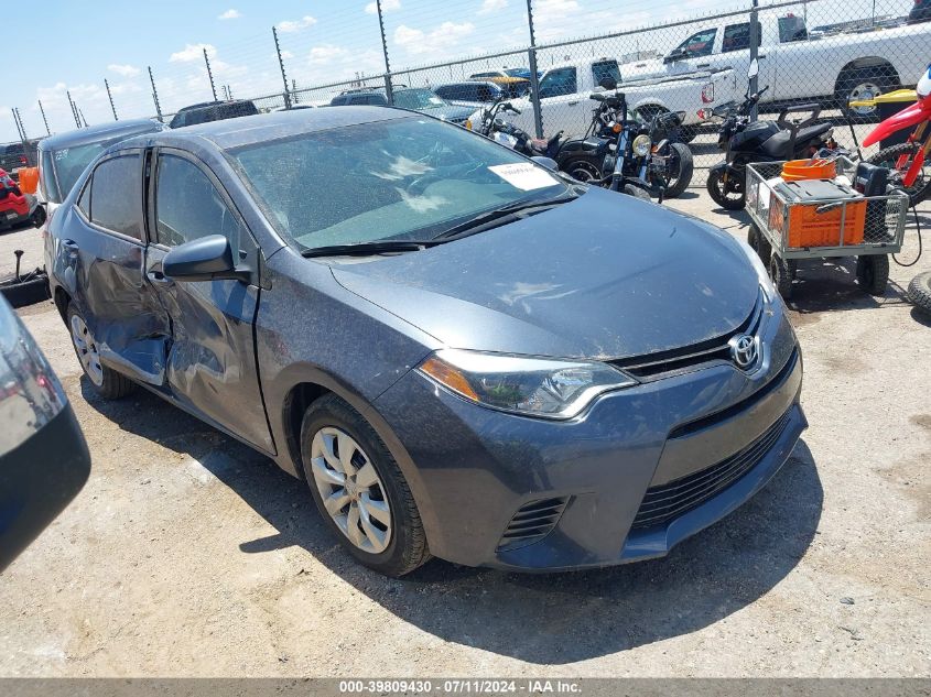 2016 TOYOTA COROLLA LE - 5YFBURHE1GP408783