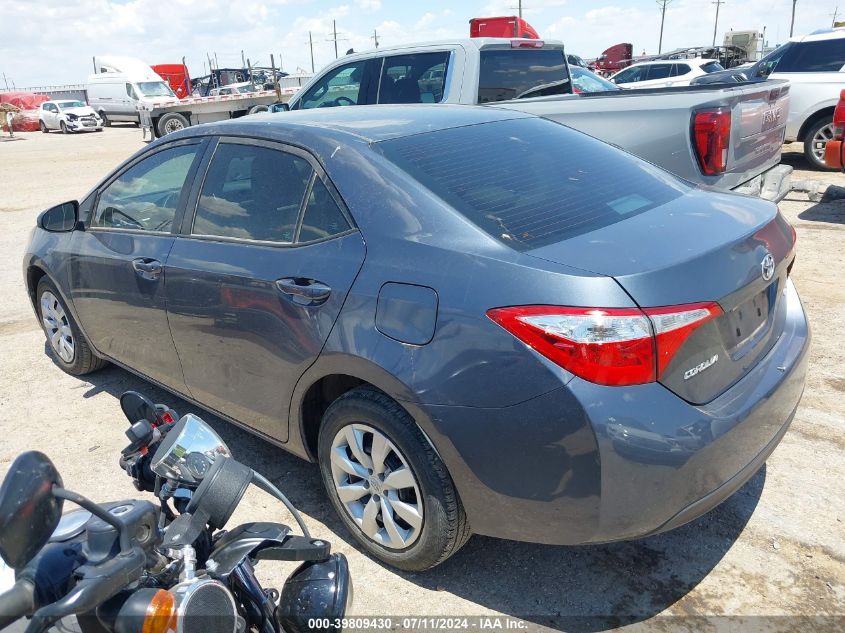 2016 TOYOTA COROLLA LE - 5YFBURHE1GP408783