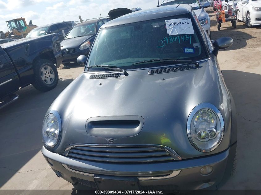 2005 Mini Cooper S S VIN: WMWRE33465TG95535 Lot: 39809434