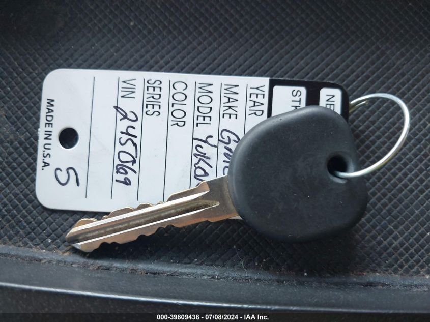 2011 GMC Yukon Slt VIN: 1GKS2CE09BR245069 Lot: 39809438