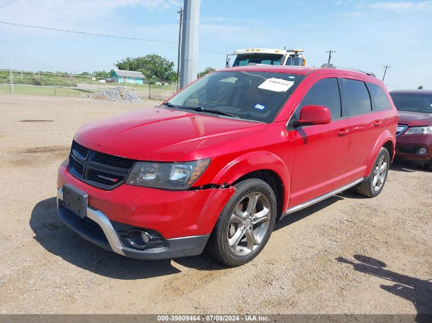 2016 Dodge Journey Crossroad Plus VIN: 3C4PDCGG8GT123405 Lot: 39809464