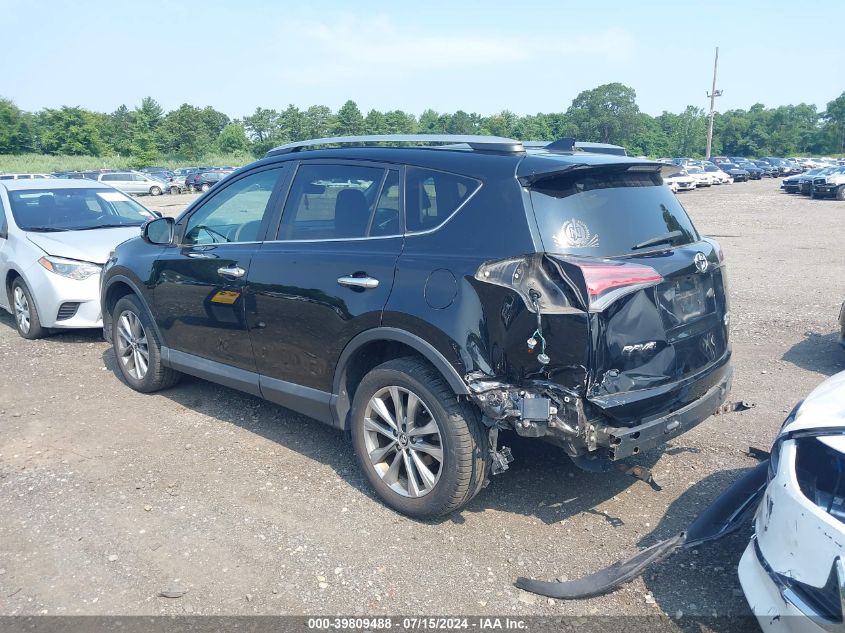 2017 Toyota Rav4 Limited VIN: 2T3DFREV3HW645824 Lot: 39809488