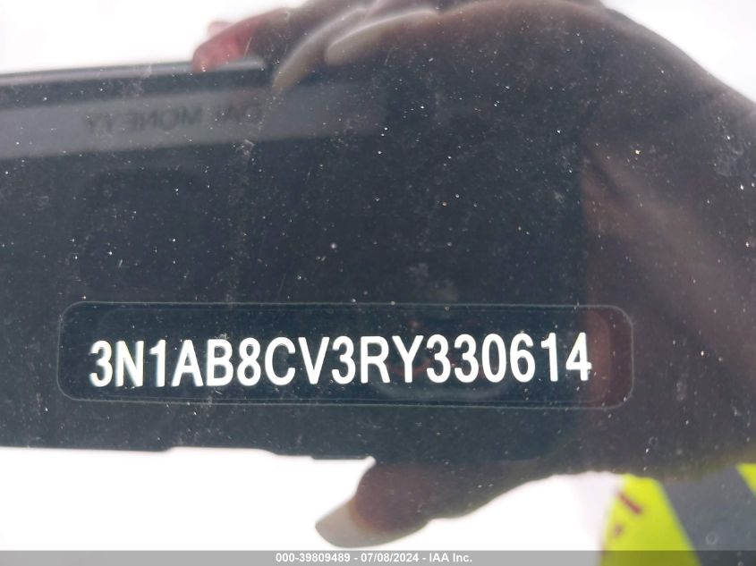 2024 Nissan Sentra Sv VIN: 3N1AB8CV3RY330614 Lot: 39809489