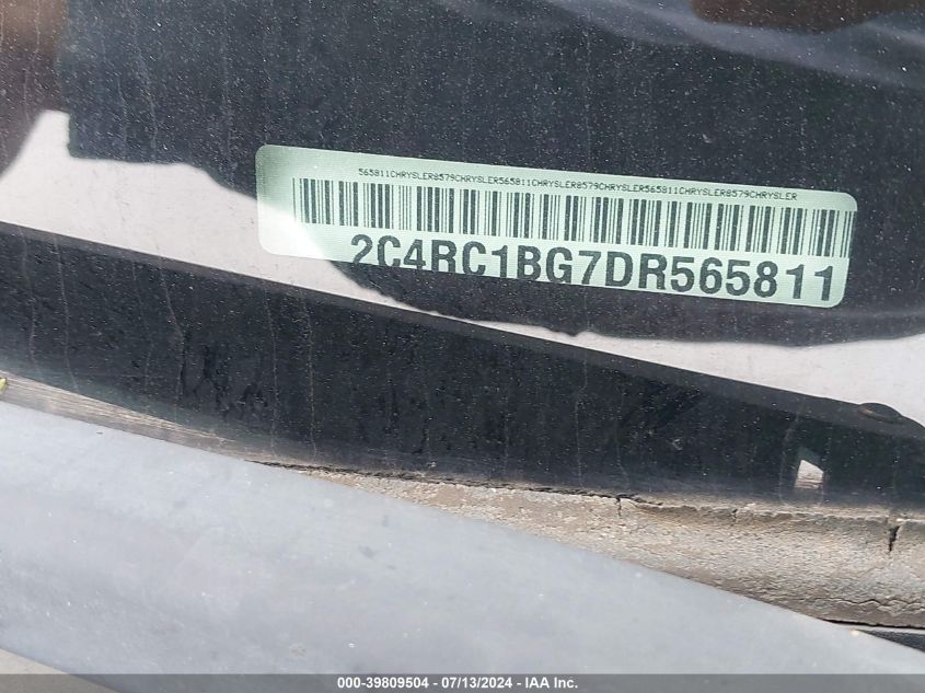 2013 Chrysler Town & Country Touring VIN: 2C4RC1BG7DR565811 Lot: 39809504