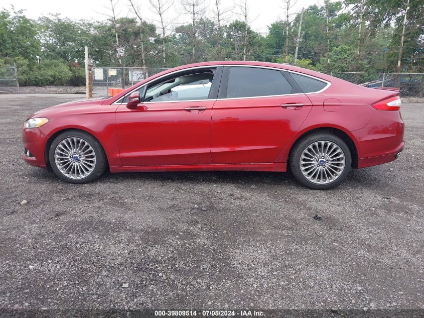 2013 Ford Fusion Titanium VIN: 3FA6P0D94DR125643 Lot: 39809514