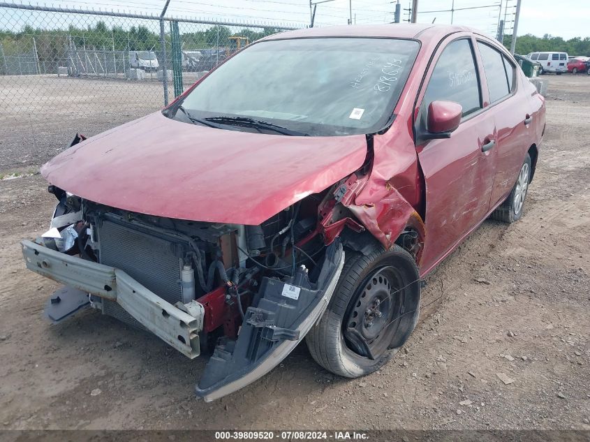 2019 Nissan Versa 1.6 S+ VIN: 3N1CN7AP5KL818643 Lot: 39809520