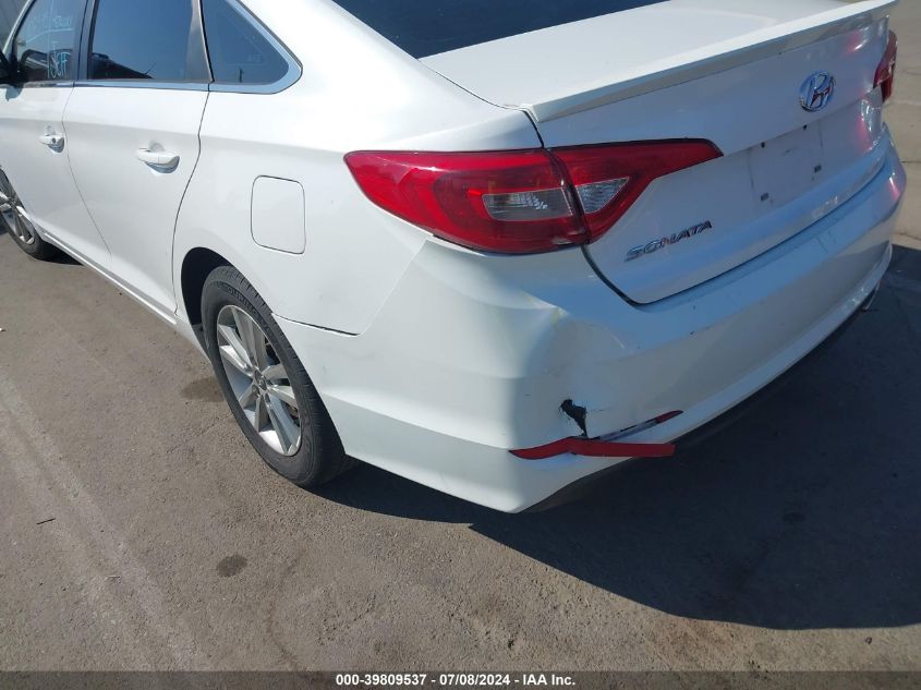 2015 Hyundai Sonata Se VIN: 5NPE24AF4FH006874 Lot: 39809537