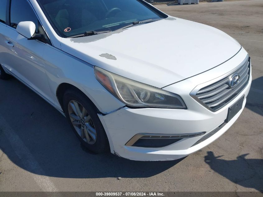 2015 Hyundai Sonata Se VIN: 5NPE24AF4FH006874 Lot: 39809537