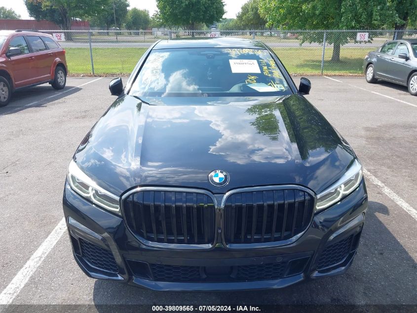 2021 BMW 750I xDrive VIN: WBA7U2C08MCE94302 Lot: 39809565