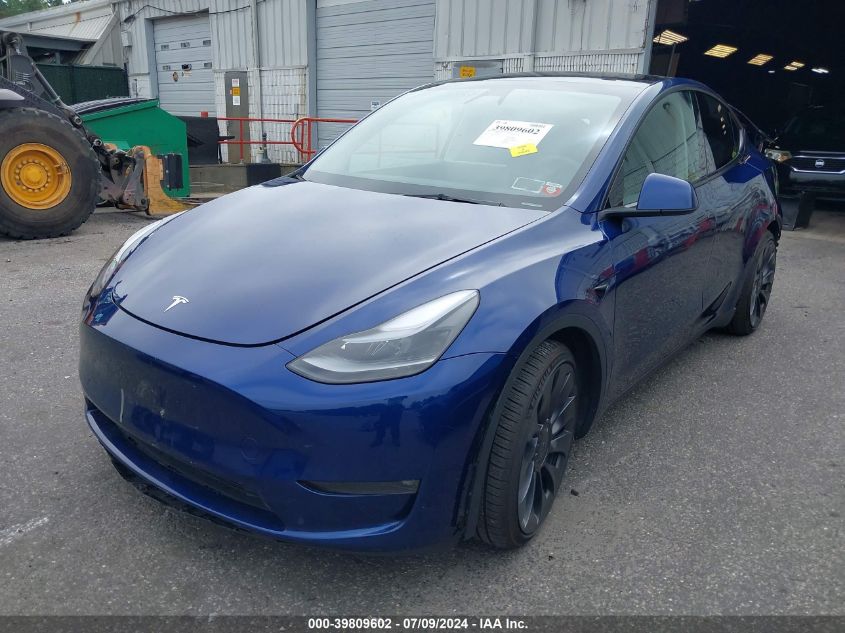 2023 TESLA MODEL Y AWD/PERFORMANCE DUAL MOTOR ALL-WHEEL DRIVE - 7SAYGDEF6PF834257