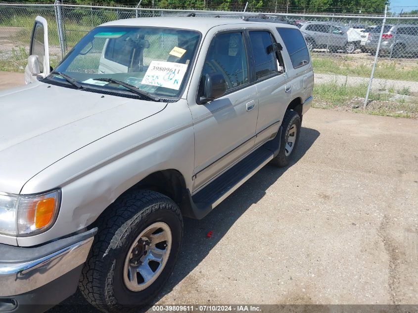 1999 Toyota 4Runner Sr5 V6 VIN: JT3GN86R8X0092381 Lot: 39809611