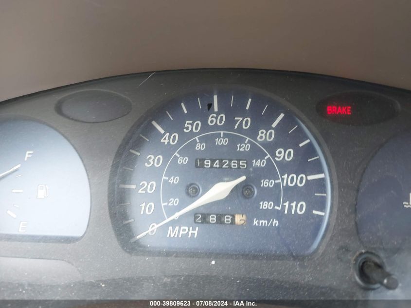 1998 Toyota Tercel Ce VIN: JT2AC52L0W0303913 Lot: 39809623