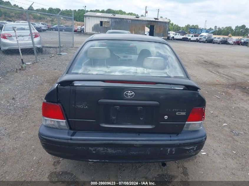 1998 Toyota Tercel Ce VIN: JT2AC52L0W0303913 Lot: 39809623