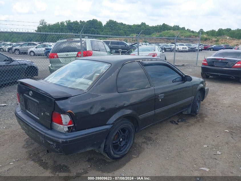 1998 Toyota Tercel Ce VIN: JT2AC52L0W0303913 Lot: 39809623