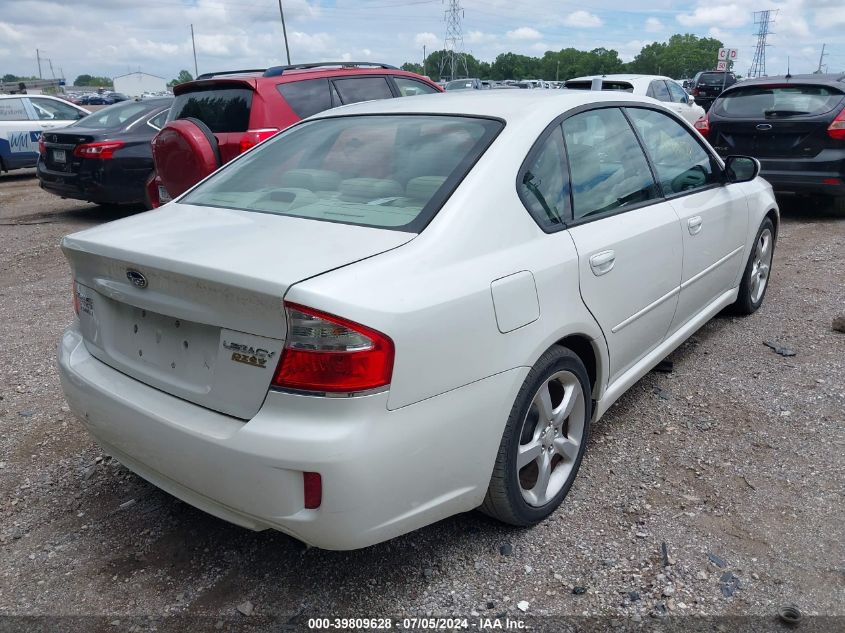 4S3BL626897226036 | 2009 SUBARU LEGACY