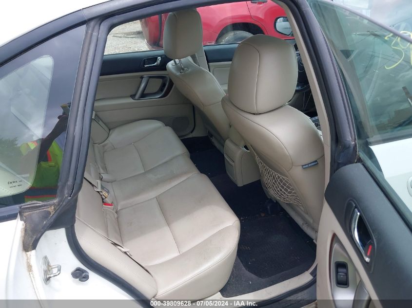 2009 Subaru Legacy 2.5I Limited VIN: 4S3BL626897226036 Lot: 39809628