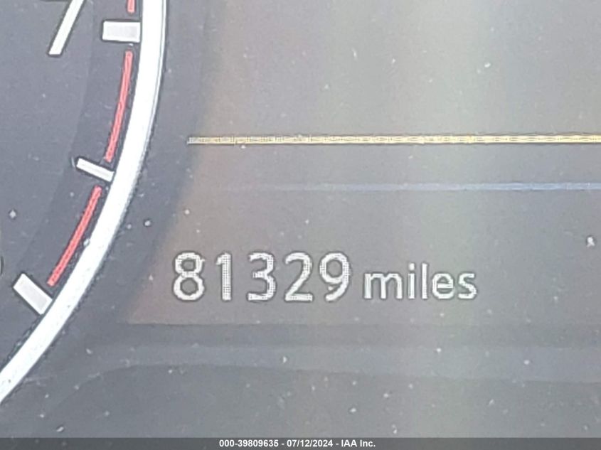 2018 Nissan Murano Sl VIN: 5N1AZ2MH0JN175872 Lot: 39809635