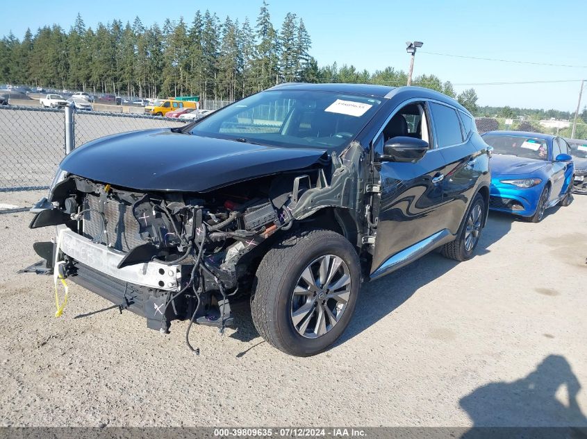 2018 Nissan Murano Sl VIN: 5N1AZ2MH0JN175872 Lot: 39809635