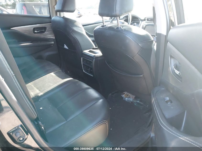 2018 Nissan Murano Sl VIN: 5N1AZ2MH0JN175872 Lot: 39809635