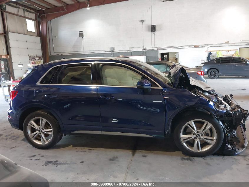 2021 Audi Q3 Premium Plus 45 Tfsi S Line Quattro Tiptronic VIN: WA1EECF30M1124189 Lot: 39809667