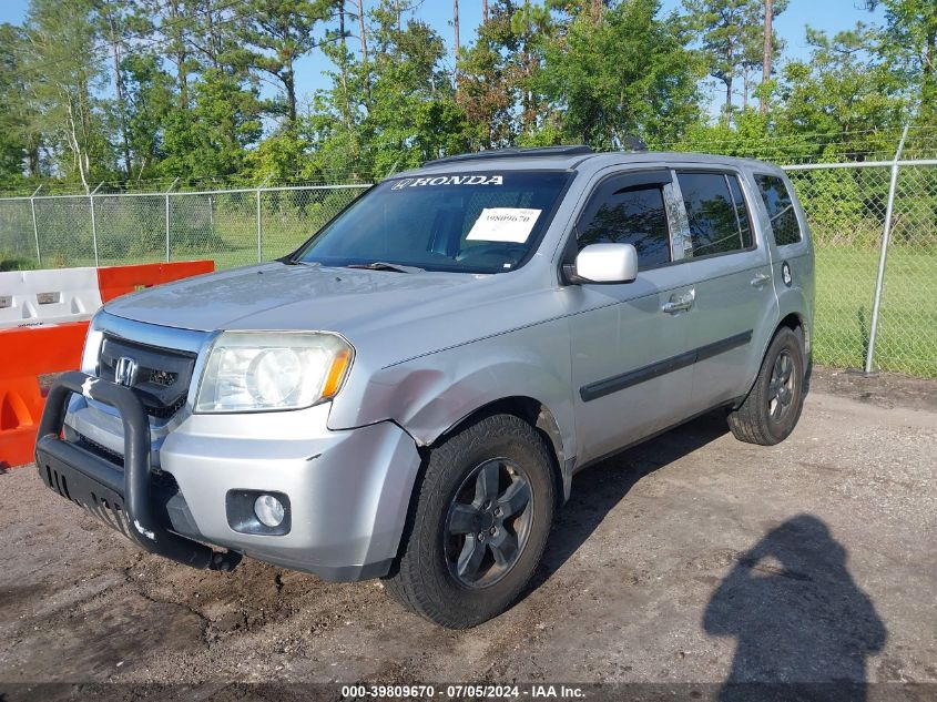 2010 Honda Pilot Ex-L VIN: 5FNYF3H5XAB021122 Lot: 39809670