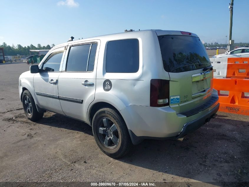 2010 Honda Pilot Ex-L VIN: 5FNYF3H5XAB021122 Lot: 39809670