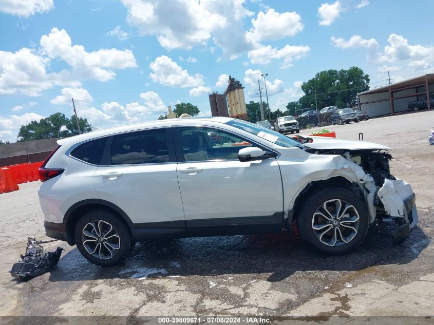 2022 Honda Cr-V Awd Ex-L VIN: 2HKRW2H83NH661141 Lot: 39809671