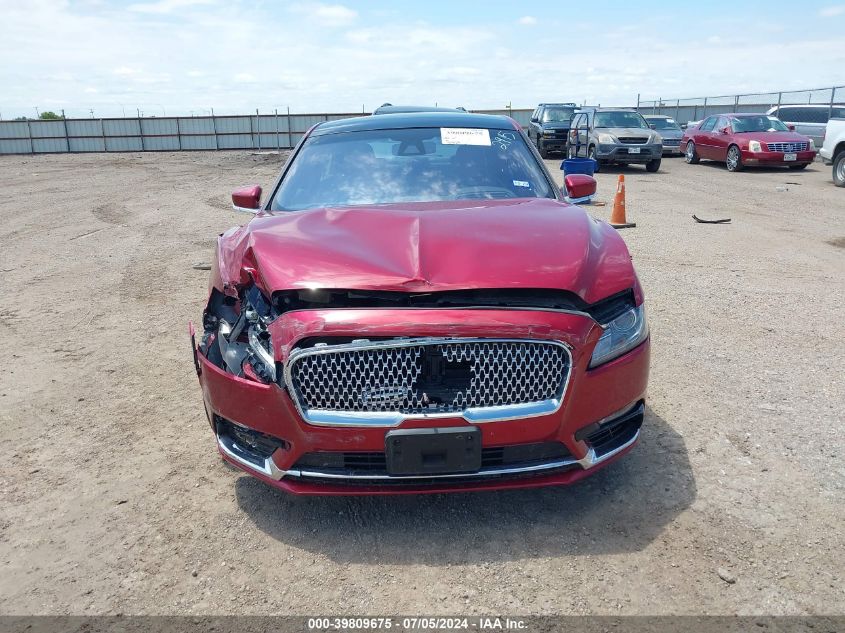 2019 Lincoln Continental Reserve VIN: 1LN6L9RP7K5612915 Lot: 39809675