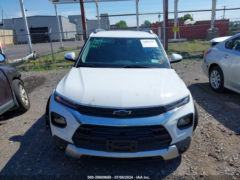 2021 Chevrolet Trailblazer Lt VIN: KL79MRSL6MB117967 Lot: 39809688