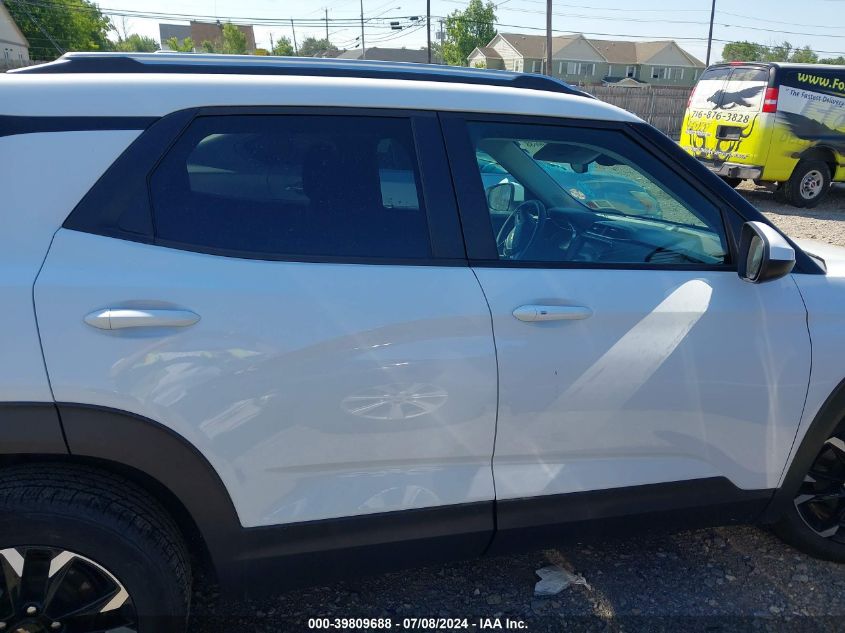 2021 Chevrolet Trailblazer Lt VIN: KL79MRSL6MB117967 Lot: 39809688