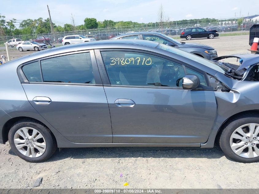 2013 Honda Insight Ex VIN: JHMZE2H74DS003790 Lot: 39809710