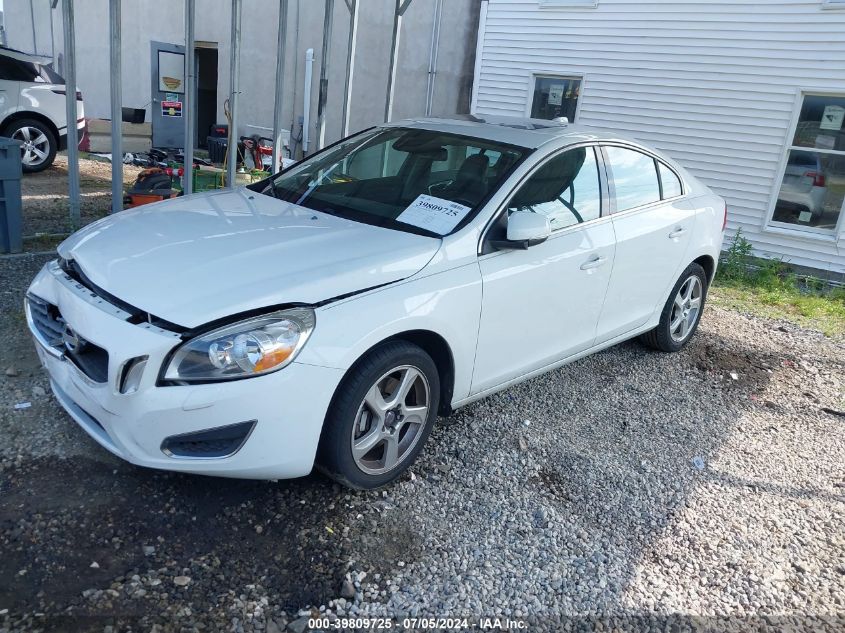 2013 Volvo S60 T5/T5 Platinum/T5 Premier/T5 Premier Plus VIN: YV1612FS0D2210100 Lot: 39809725