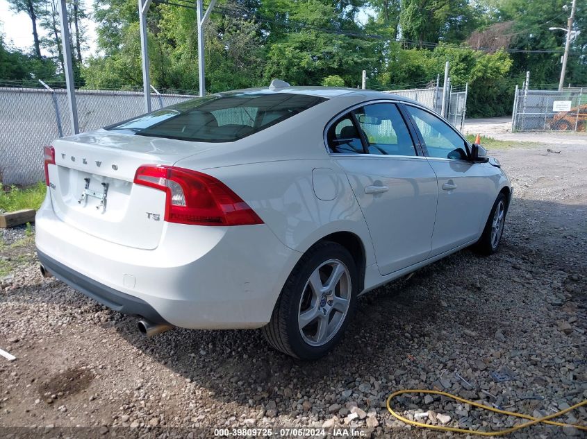 2013 Volvo S60 T5/T5 Platinum/T5 Premier/T5 Premier Plus VIN: YV1612FS0D2210100 Lot: 39809725