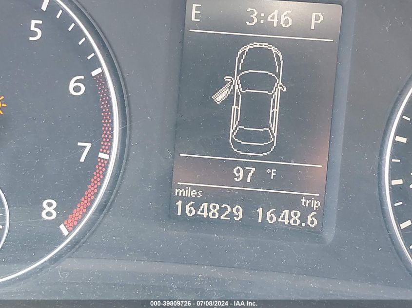 2012 Volkswagen Passat 2.5L Se VIN: 1VWBP7A31CC038598 Lot: 39809726