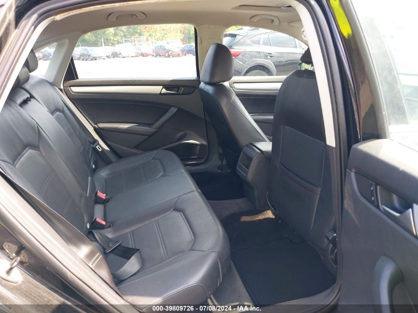 2012 Volkswagen Passat 2.5L Se VIN: 1VWBP7A31CC038598 Lot: 39809726