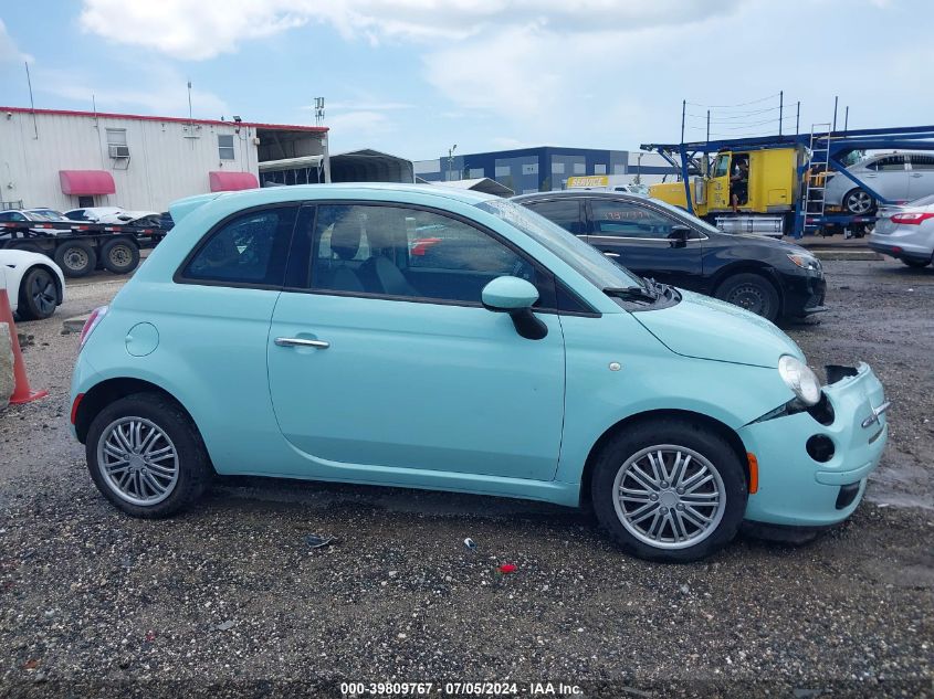 2016 Fiat 500 Pop VIN: 3C3CFFAR3GT161648 Lot: 39809767