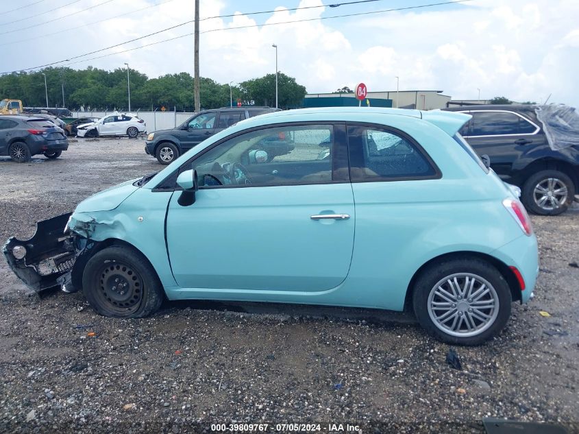 2016 Fiat 500 Pop VIN: 3C3CFFAR3GT161648 Lot: 39809767